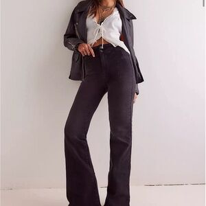 Women's Black Flared Jeans